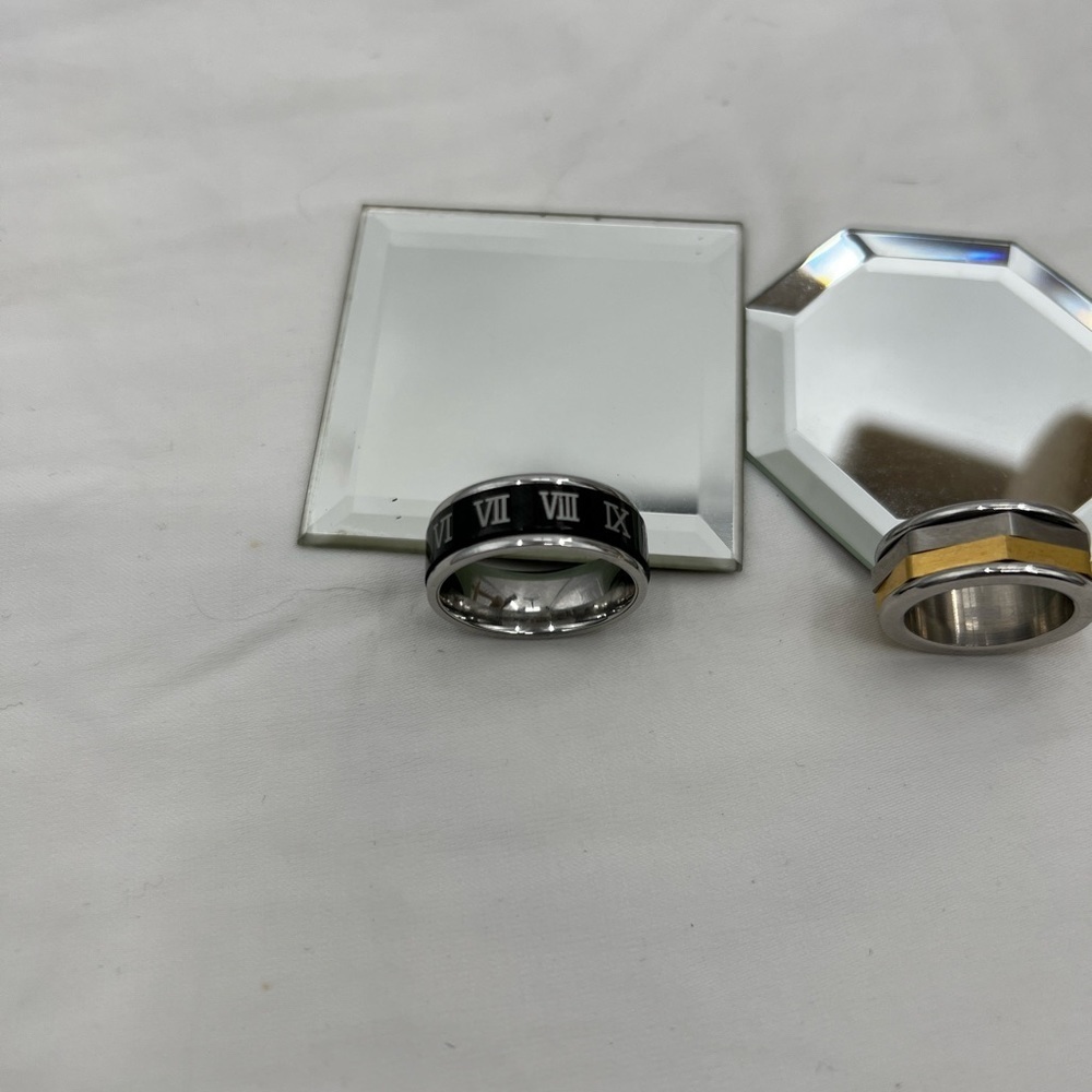 Numeric Numbers Spinner Ring And Gold/Silver Spin… - image 3